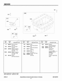 Oil Pan Oil Screen Diagram and Parts List for 582447-0476-E2  Briggs and Stratton Engine